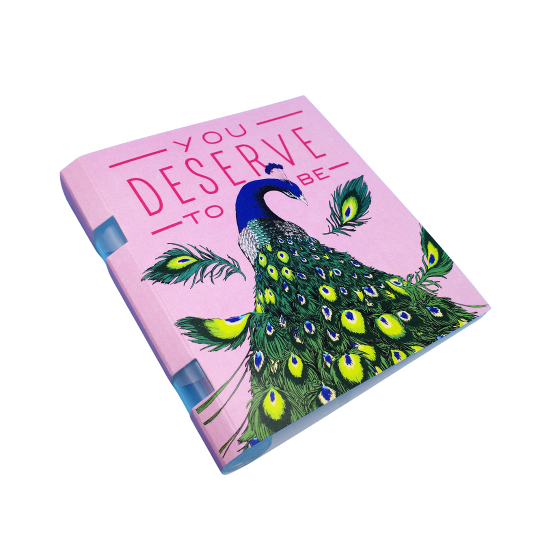 You Deserve to Be Cocky Greeting Card with Selenite Crystal