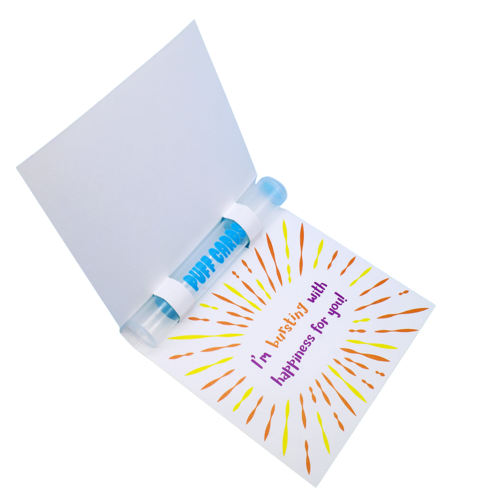 Congrats Greeting Card with Selenite Crystal