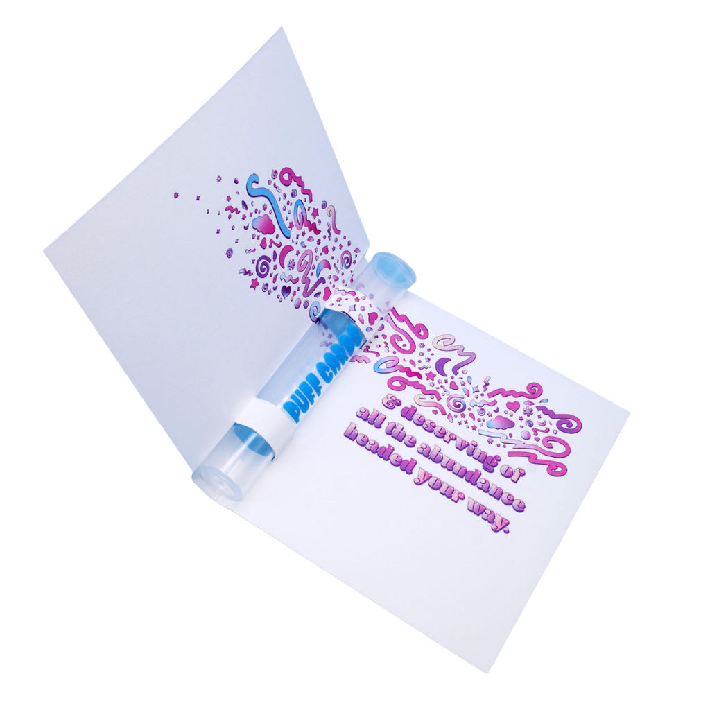 You're Majestic Greeting Card with Selenite Crystal