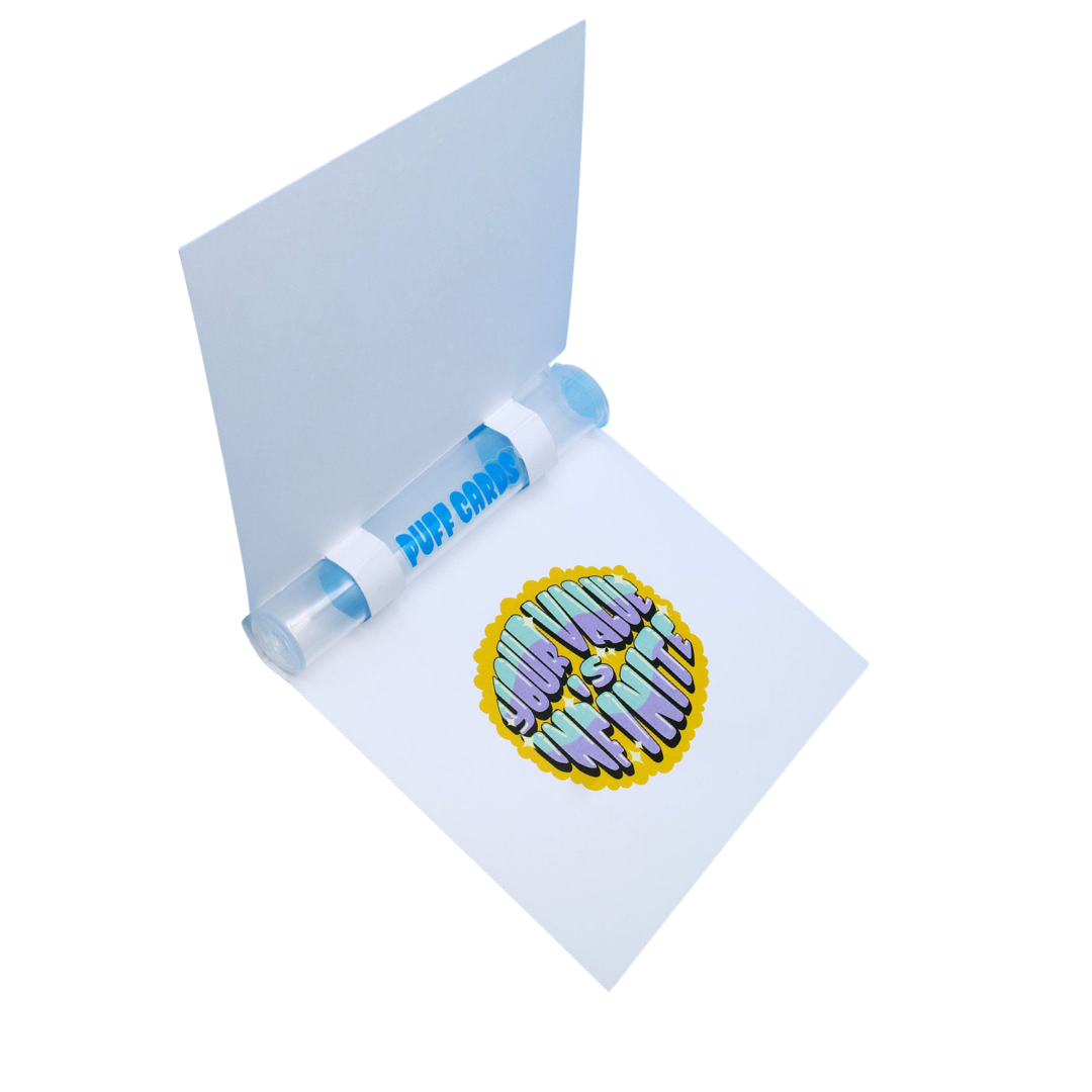 'Preciate You Greeting Card with Selenite Crystal