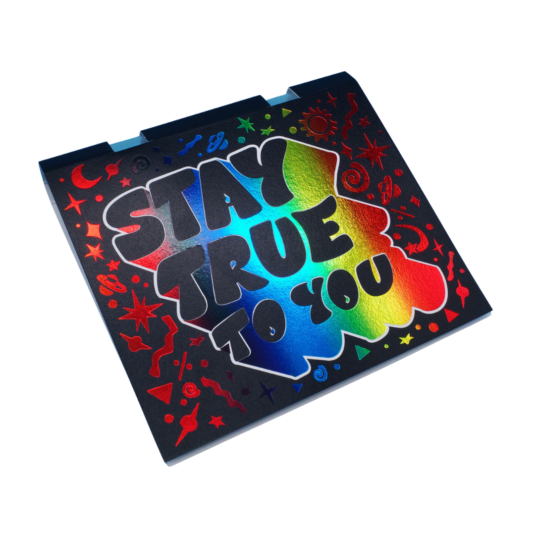 Stay True to You Greeting Card with Selenite Crystal